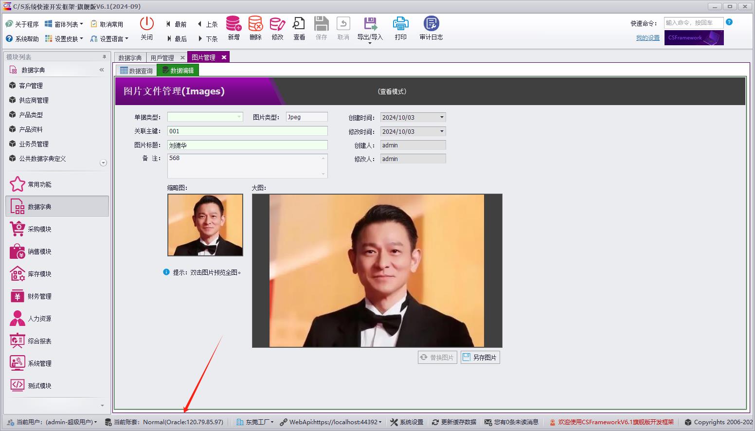 CSFrameworkV6.1前端+WebApiV3后端测试报告（前后端分离）|C/S开发框架