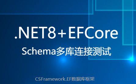 CSFramework.EF数据库框架应用Schema测试多种数据库（.NET8+EFCore）|C/S开发框架