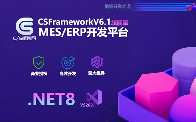 企业级C/S系统快速开发框架(Winform+.NET8+EFCore)|C/S开发框架